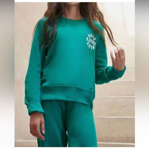 CHILDS Spiritual Gangster Turquoise Sweatshirt